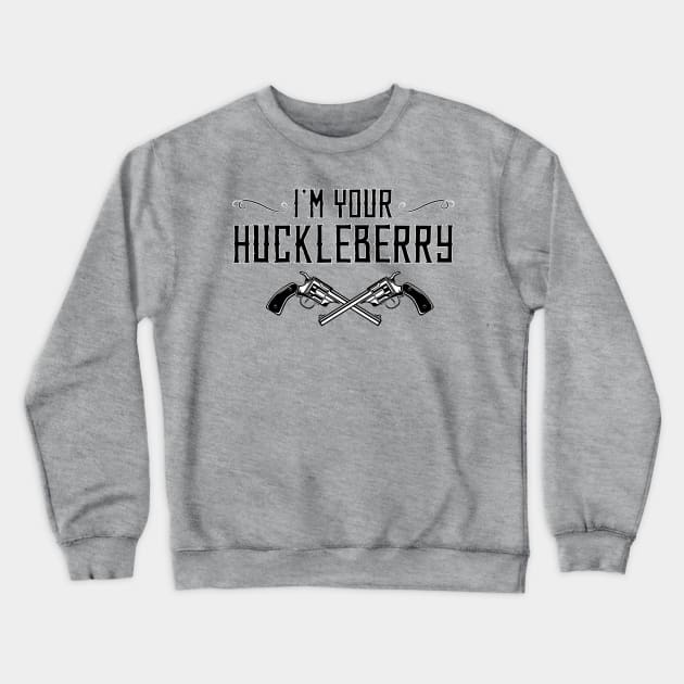 Huckleberry the Duel Crewneck Sweatshirt by Shapetrix